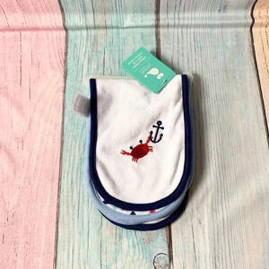 Just bath nautical theme burp cloths